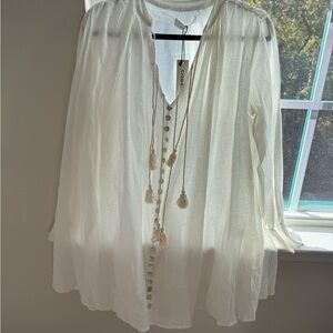Commense shirt Cream Dress